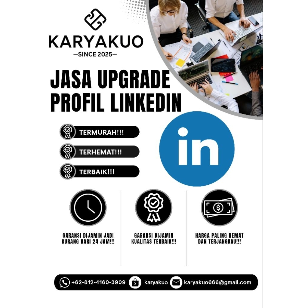 JASA UPGRADE PROFIL LINKEDIN TERMURAH