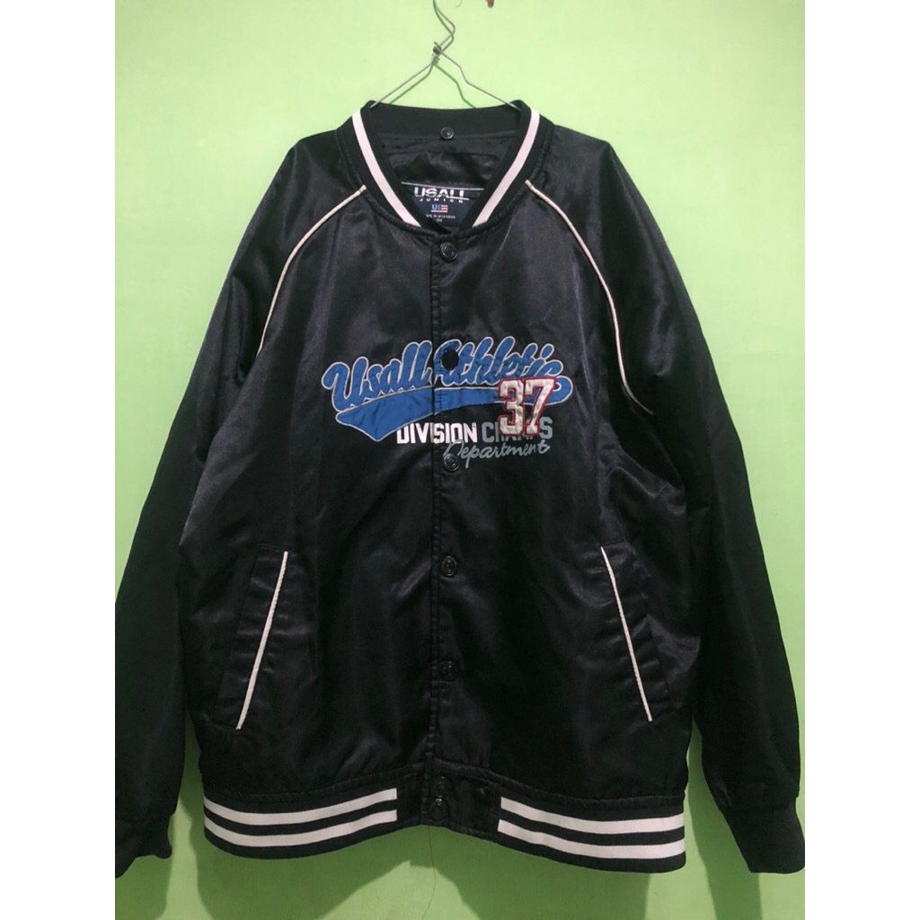 Jaket Varsity USALL hitam