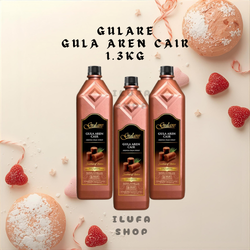 GULARE GULA AREN CAIR KEMASAN 1,3KG