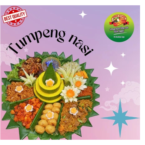 Tumpeng Nasi Kuning/Tumpeng Tampah 10porsi