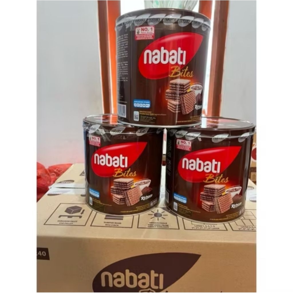 Nabati Kaleng 1dus isi 6 pcs termurah//Nabati Coklat