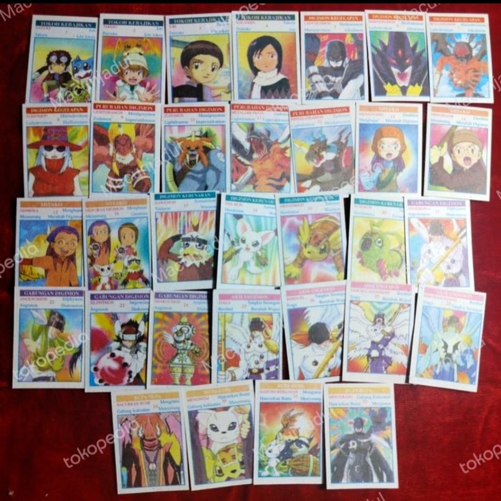 KWARTED KECIL DIGIMON 2, KWARTED JADUL, GAMBARAN JADUL, UMBUL JADUL, MAINAN JADUL, MAINAN NOSTALGIA 