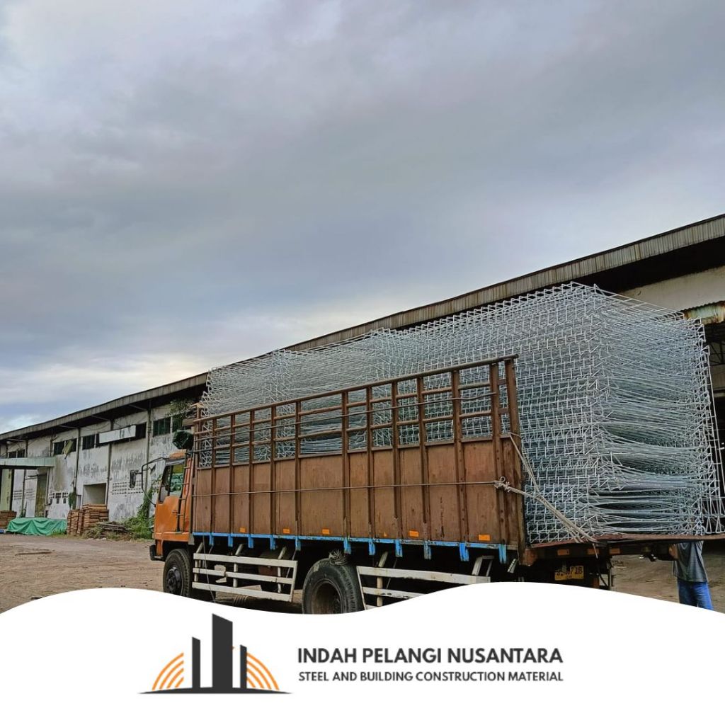 Pagar BRC Galvanis SNI 175x240x6 mm Anti Karat Distributor Besi Baja Surabaya