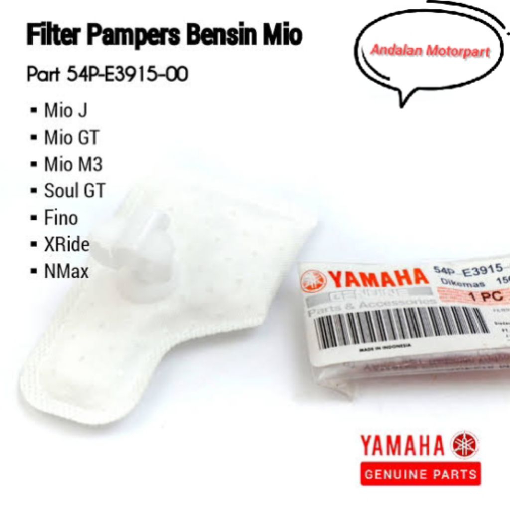 Pampers 54P Saringan Bensin Fuel Pump Untuk motor Yamaha Mio J M3 Soul GT Fino Fi Xeon RC X-Ride