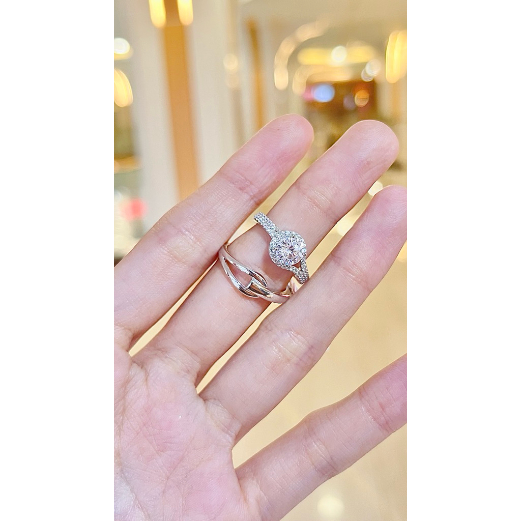 cincin couple permata moissanite