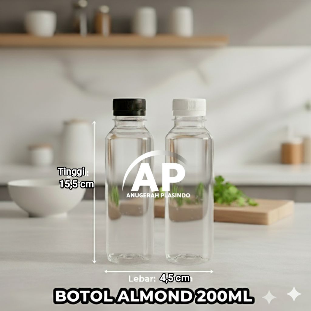 BOTOL ALMOND 200 ml