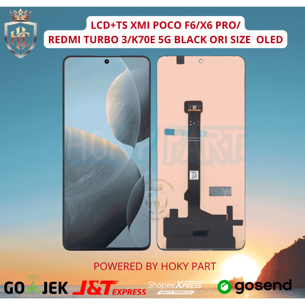 LCD XIAOMI POCO F6/X6 PRO/REDMI TURBO 3/K70 5G ORIGINAL OLED FULLSET TOUCHSCREEN BEST QUALITY