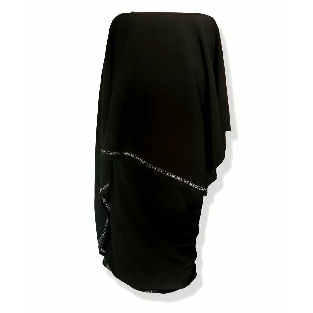 KAIN CELANA/JAS/BLAZER JET BLACK PREMIUM ITALY (SPECIAL EDITION)