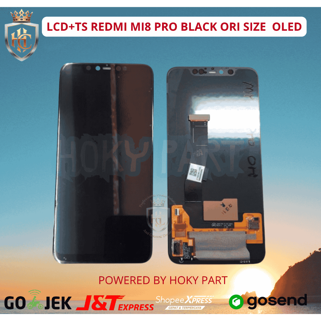 LCD XIAOMI MI 8 / MI 8 PRO SUPPORT FINGER PRINT ORIGINAL OLED BEST QUALITY