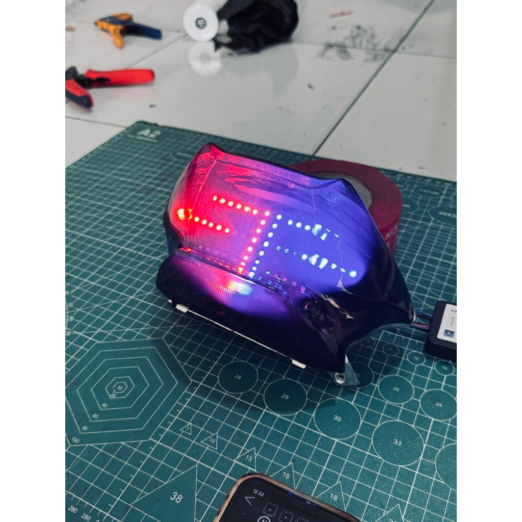 STOPLAMP RUNNING RGB MIO SPORTY / SMILE