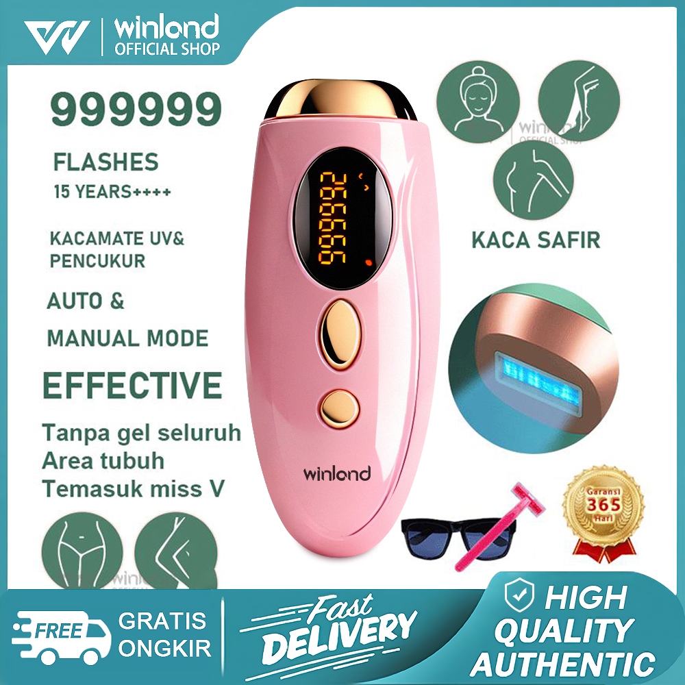[COD] Winland IPL laser Hair Removal Perontok Bulu Permanent Alat Penghilang bulu TANPA SAKIT 999999
