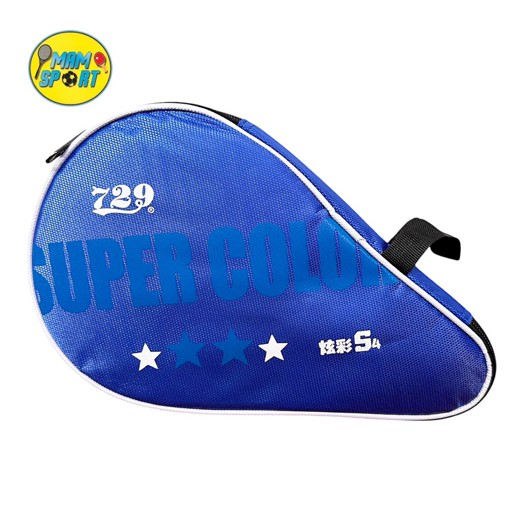 Bet Pingpong Tenis Meja 729 4 STAR SUPER COLOR Plus Cover Original