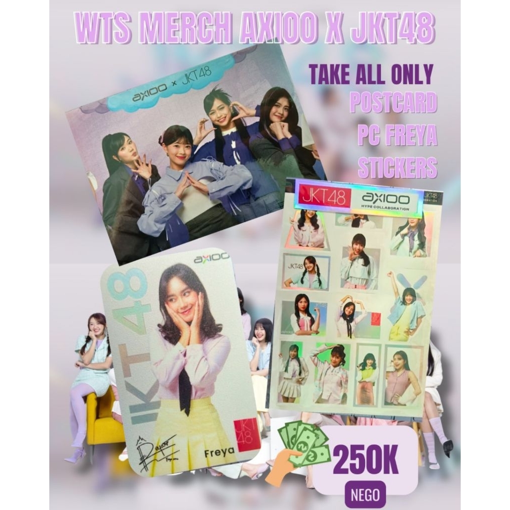 PHOTOCARD (PC) FREYA JKT48 x AXIOO HYPE LOLLIPOP (OFFICIAL)