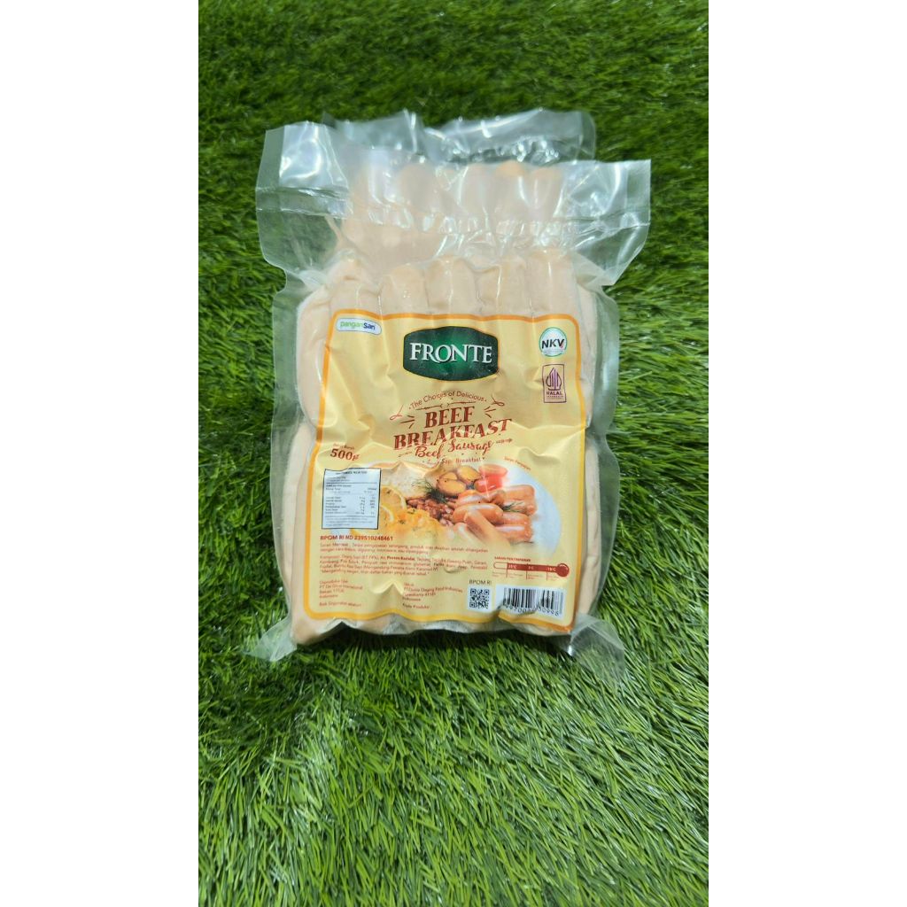 FRONTE Sosis sapi breakfast hotel 500 Gram isi 25 Pcs PREMIUM HOTEL