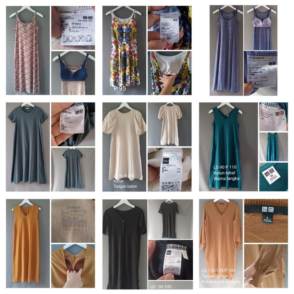 DRESS / DRESS CUP BRA / DRESS KAOS / baju terusan wanita