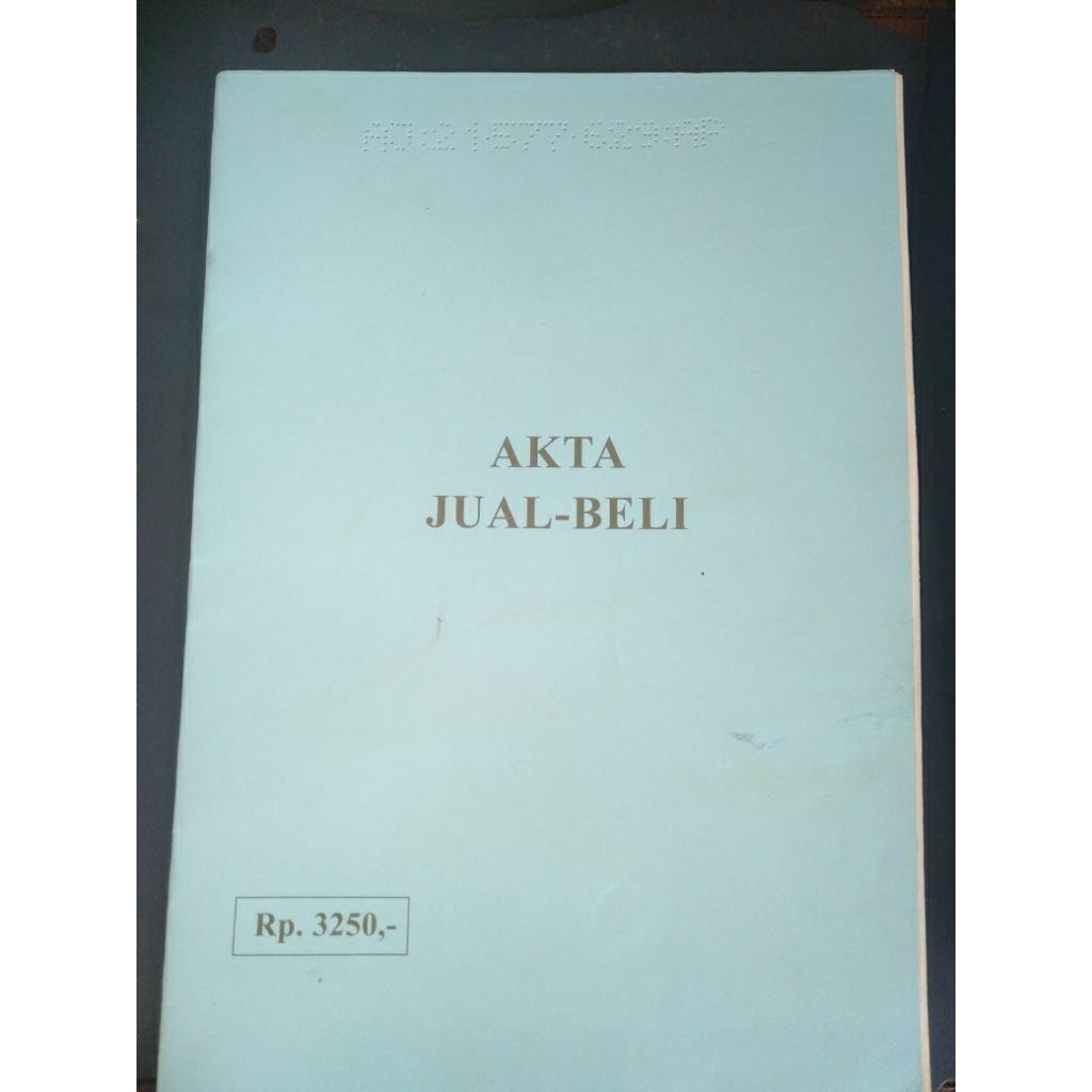CAVER AJB/AKTA JUAL BELI 3250 1996 sampai 1998