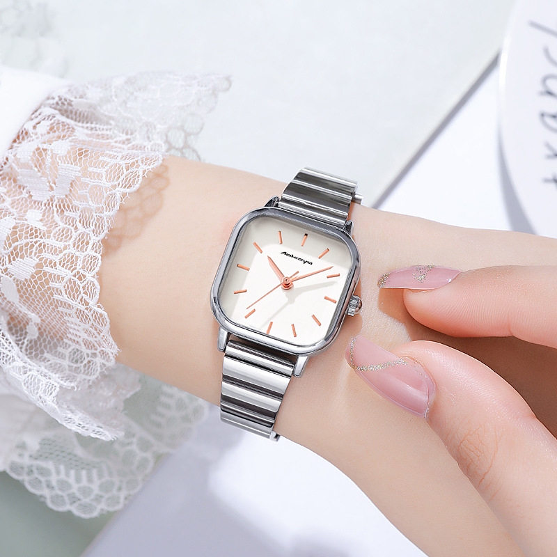recommended aokeyo f057 jam tangan wanita anti air original analog emas elegant jam tangan cewek