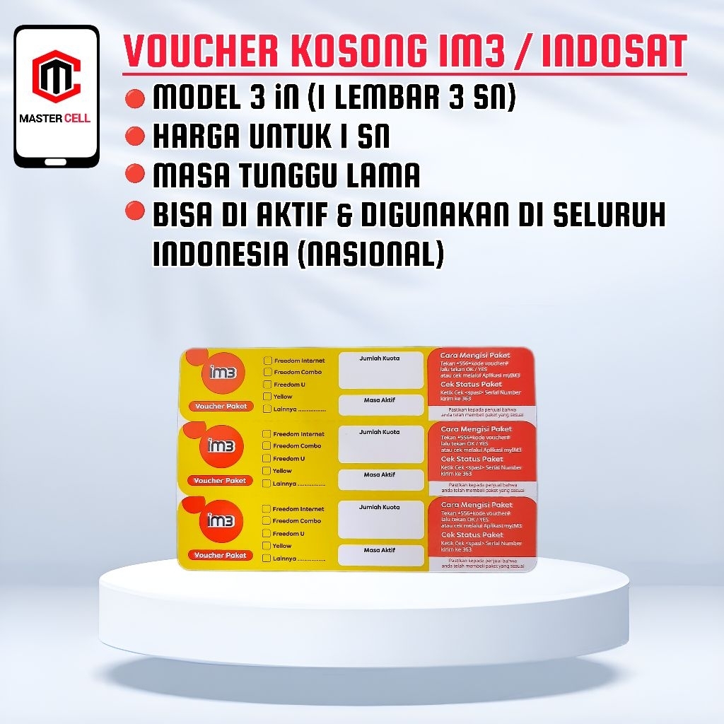 Voucher Kosong Im3 Voucher Kosong Indosat