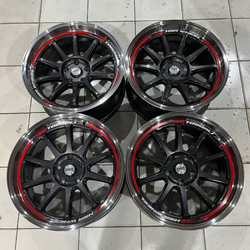 Velg Mobil Second HSR TOBOALI Ring 18 Lebar 9 pcd 5x114,3 Et22 Inova Reborn Venturer Zenix