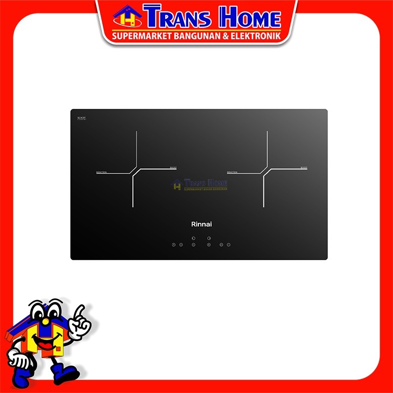 KOMPOR TANAM LISTRIK RINNAI 2 TUNGKU RB-7012H-CB** (RINNAI )