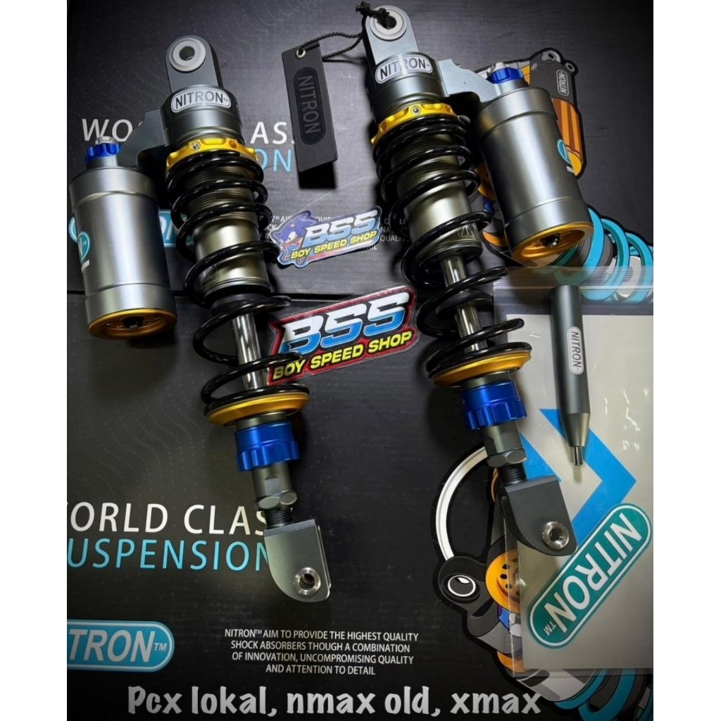 Shock Brecker Nitron untuk Motor PCX / Nmax 2020 / Nmax Old (Tabung Atas)