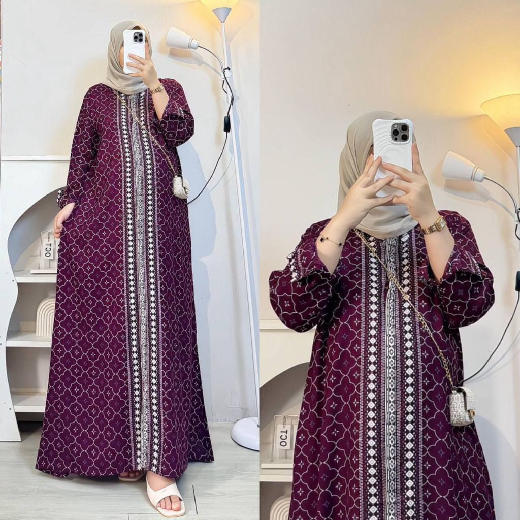 Gamis balqis rayon premium - gamis rayon premium - gamis dress panjang rayon premium