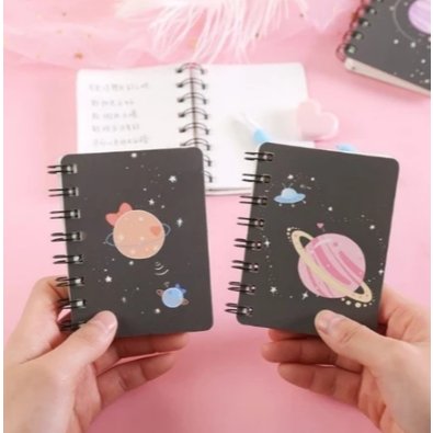 Aesthetic Binder Note Book Dengan Ring Spiral Kuat