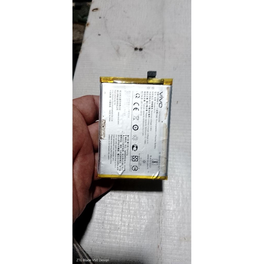 battery HP Android Vivo Y91 asli original copotan second