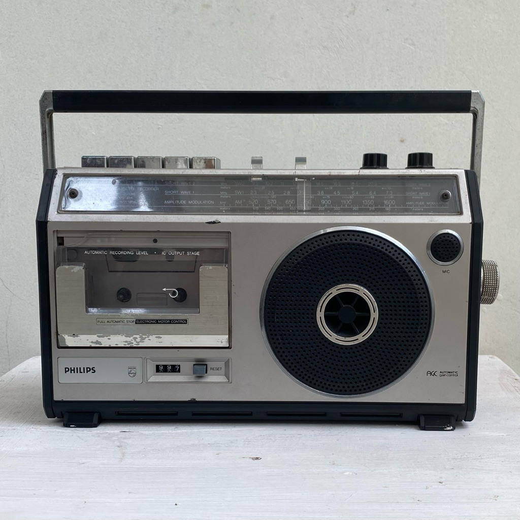 Radio Tape Jadul Boombox Philips