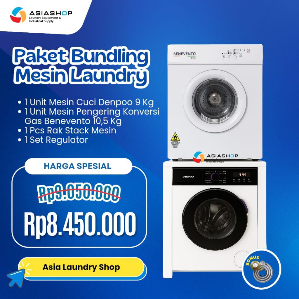 Paket Mesin Laundry Spesial Promo Murah Meriah Mesin Cuci Diamante Mesin Pengering Diamante