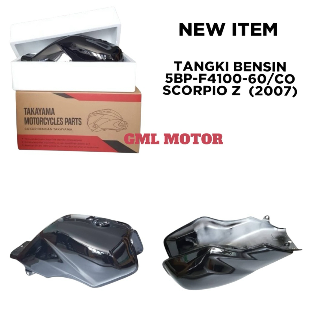 TANGKI BENSIN SCORPIO Z NEW 2007 STEBO MEREK TAKAYAMA HIGH KUALITAS SUPER