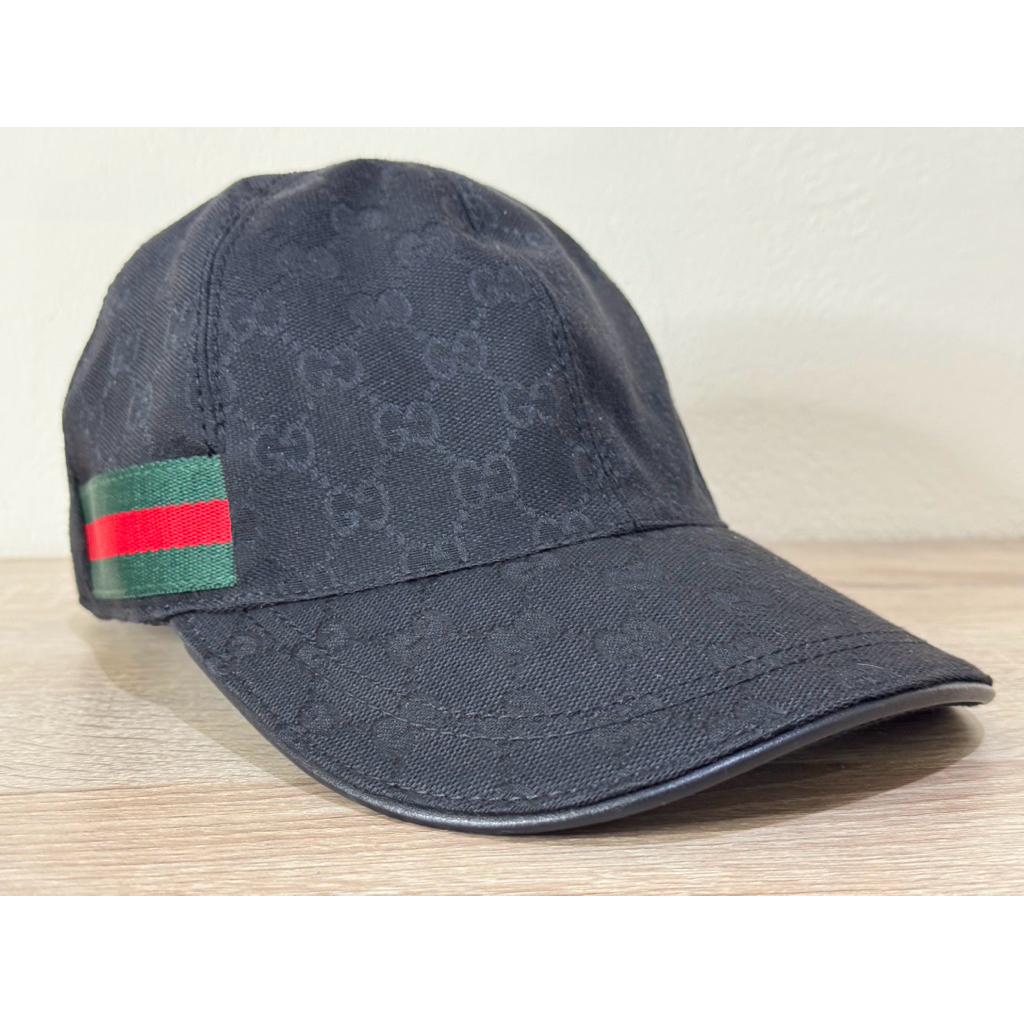 Preloved Topi Baseball Hat Aksesoris Fashion Pria Gucci GC Cap Mirror