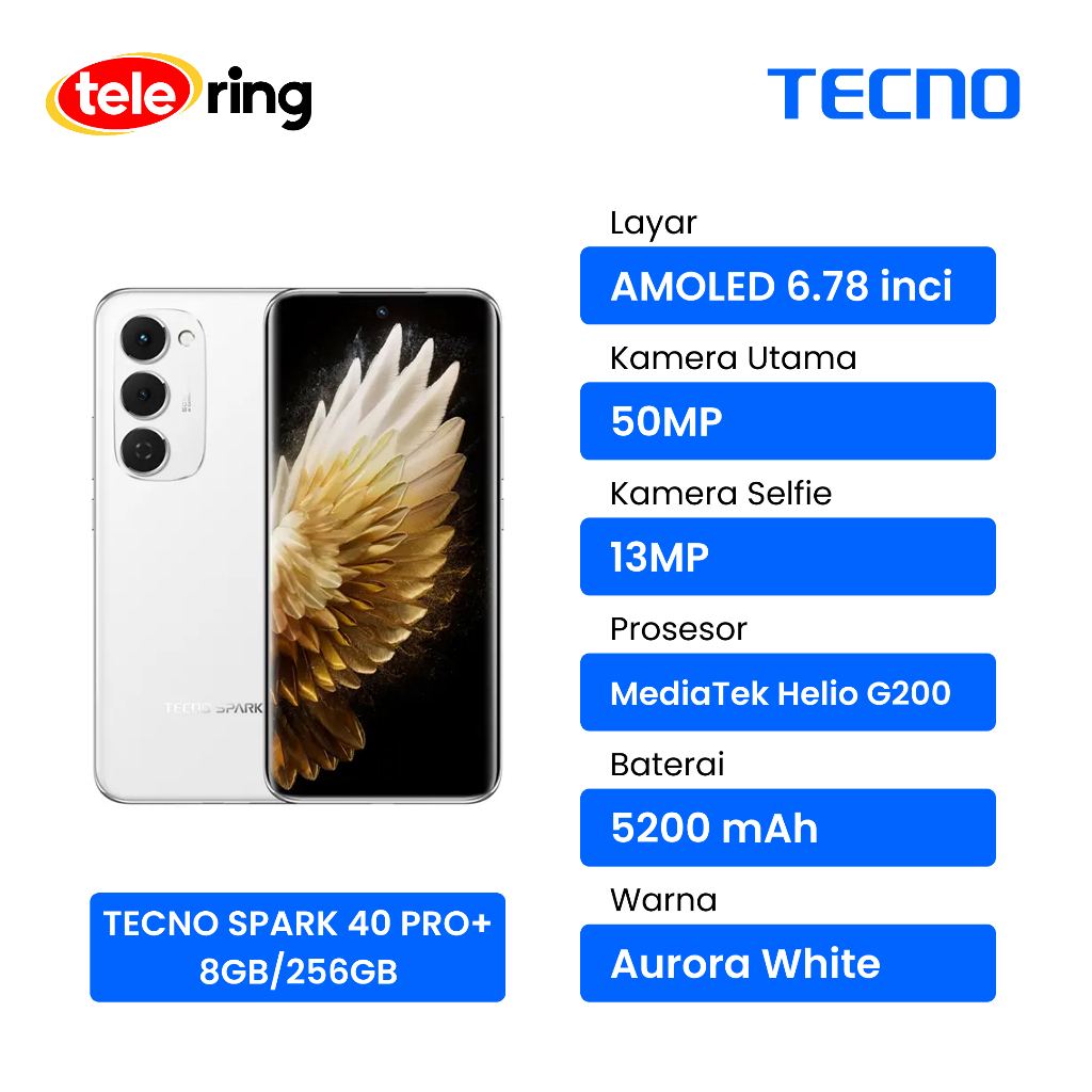 HP TECNO SPARK 40PRO+ 8/256GB
