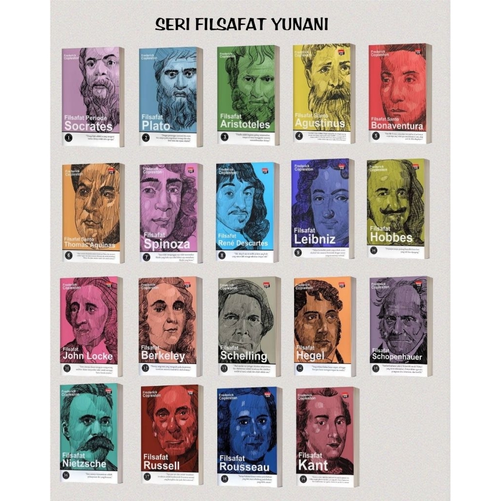 Buku filsafat periode Socrates - Filsafat plato - Filsafat Aristoteles - Buku seri filsafat yunani