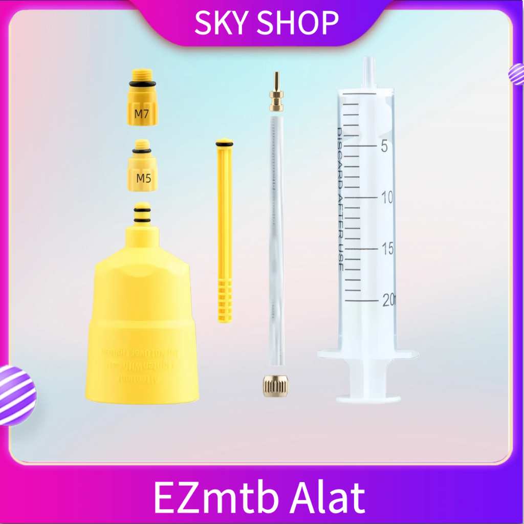 Toopre Simple Bleeding Kit Rem Hidrolik Toolkit Untuk Sepeda Mtb, Cocok Shimano Tektro Hydraulic Dis