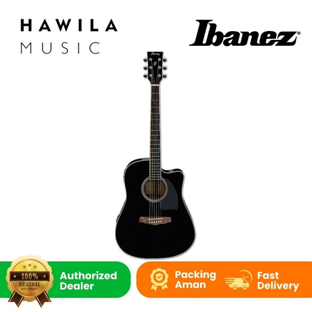 Guitar Akustik Elektrik Ibanez PF15ECE Dreadnought Cutaway Guitar Electric