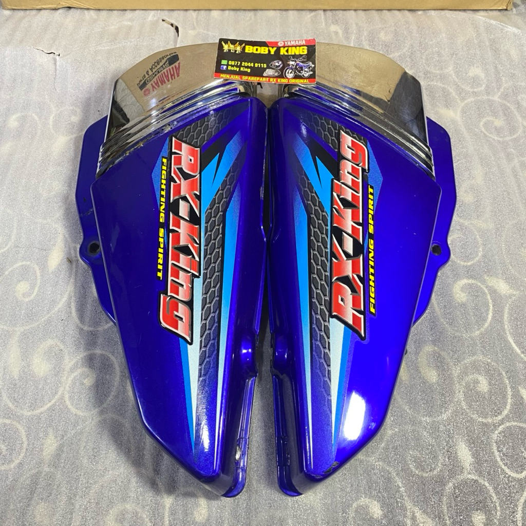 BOX DOP AKI SET RX KING 2005 BIRU ORIGINAL ( SECOND LIKE NEW )
