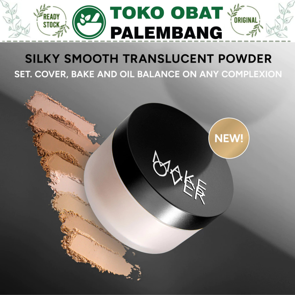 MAKE OVER SILKY SMOOTH TRANSLUCENT POWDER BEDAK TABUR LOOSE POWDER TRANSPARAN LEMBUT RINGAN OIL CONT