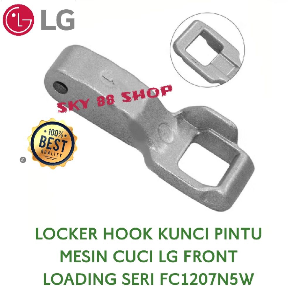 LOCKER HOOK PINTU MESIN CUCI LG FRONT LOADING / PENGAIT HANDLE PINTU MESIN CUCI LG