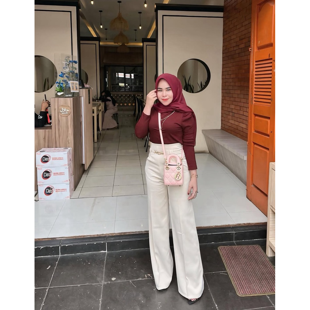 CELANA KULOT KAIN JATUH IMPORT  BANGKOK