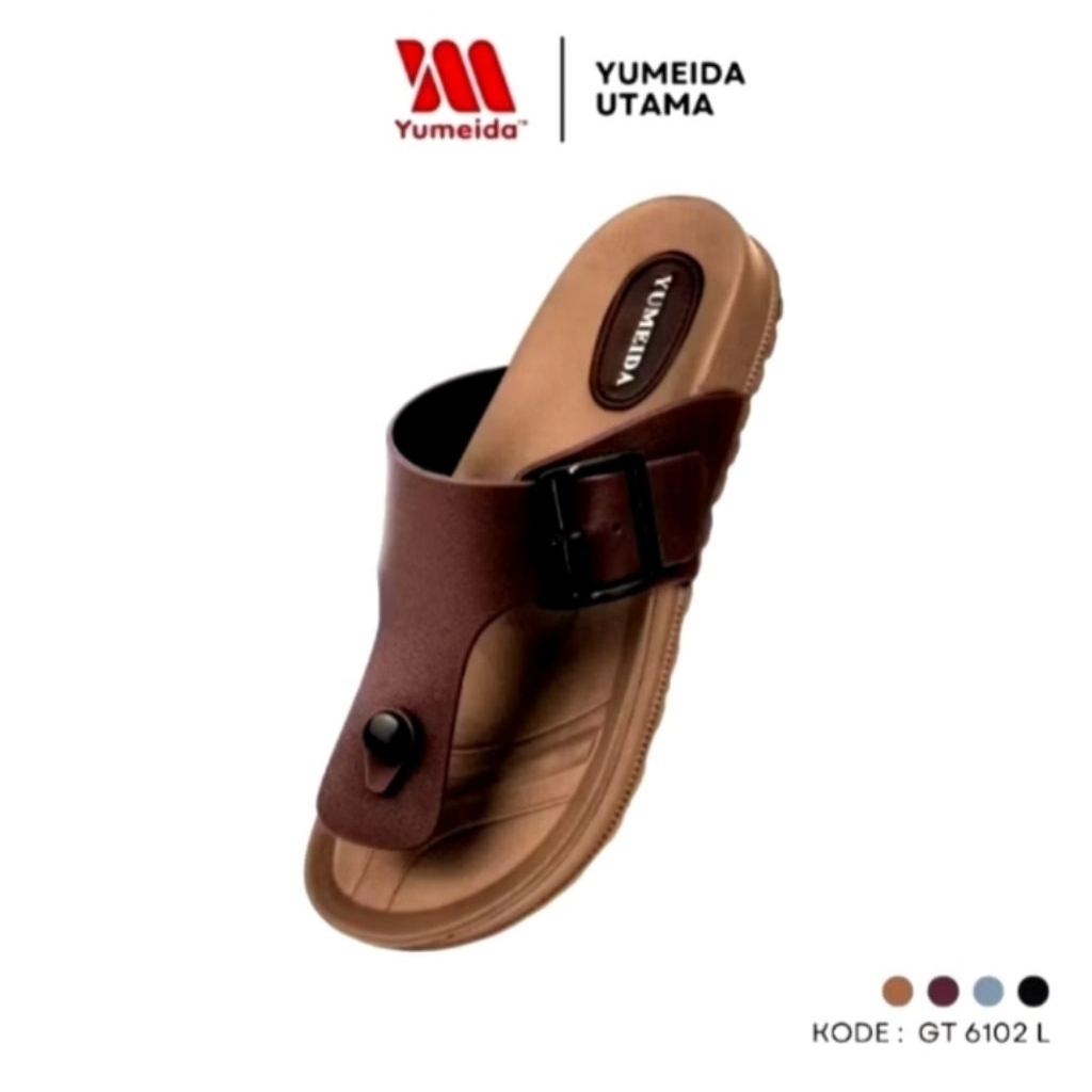 YUMEIDA GT 6102 L//sandal jepit casual/sandal trend pria