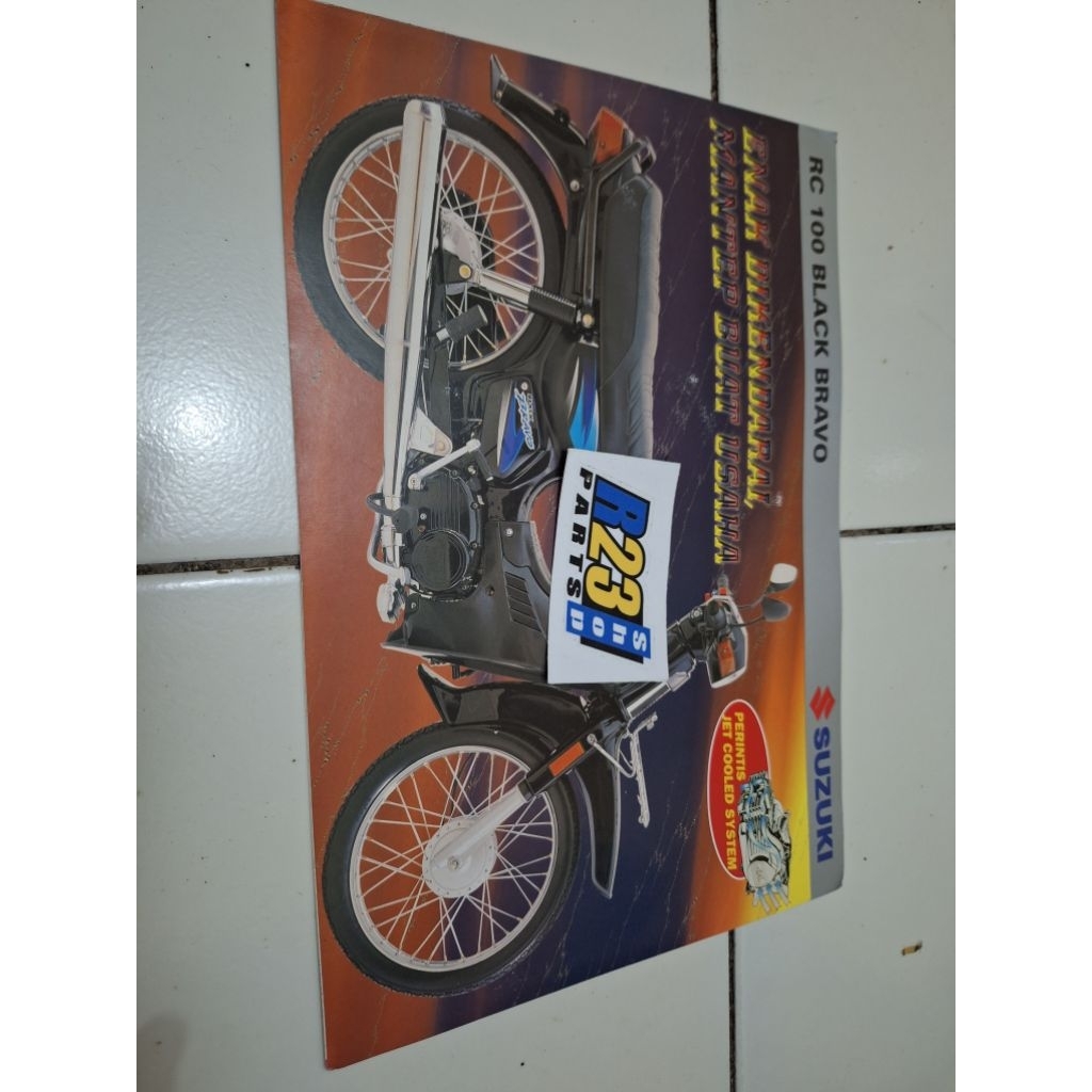 Brosur Suzuki RC 100 Bravo