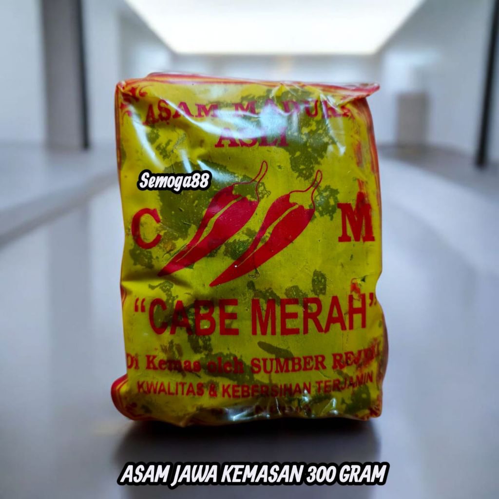 ASAM JAWA CAP CABE MERAH KEMASAN 300 GRAM / ASEM / ASAM JAWA / ASEM JAWA / TAMARIN