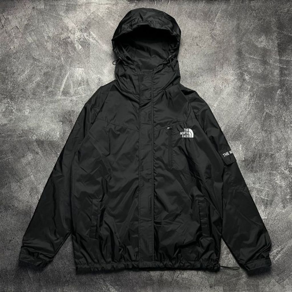 jaket vintage windbreaker outdoor tnf