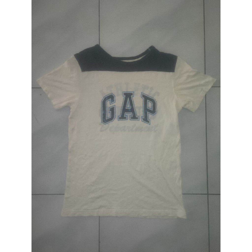 GAP Athletic Department — Tee Two-Tone (White/Blue)