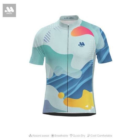 Jersey Sepeda Pria MCH  100% Original Polyester UV Protect Premium Local Brand