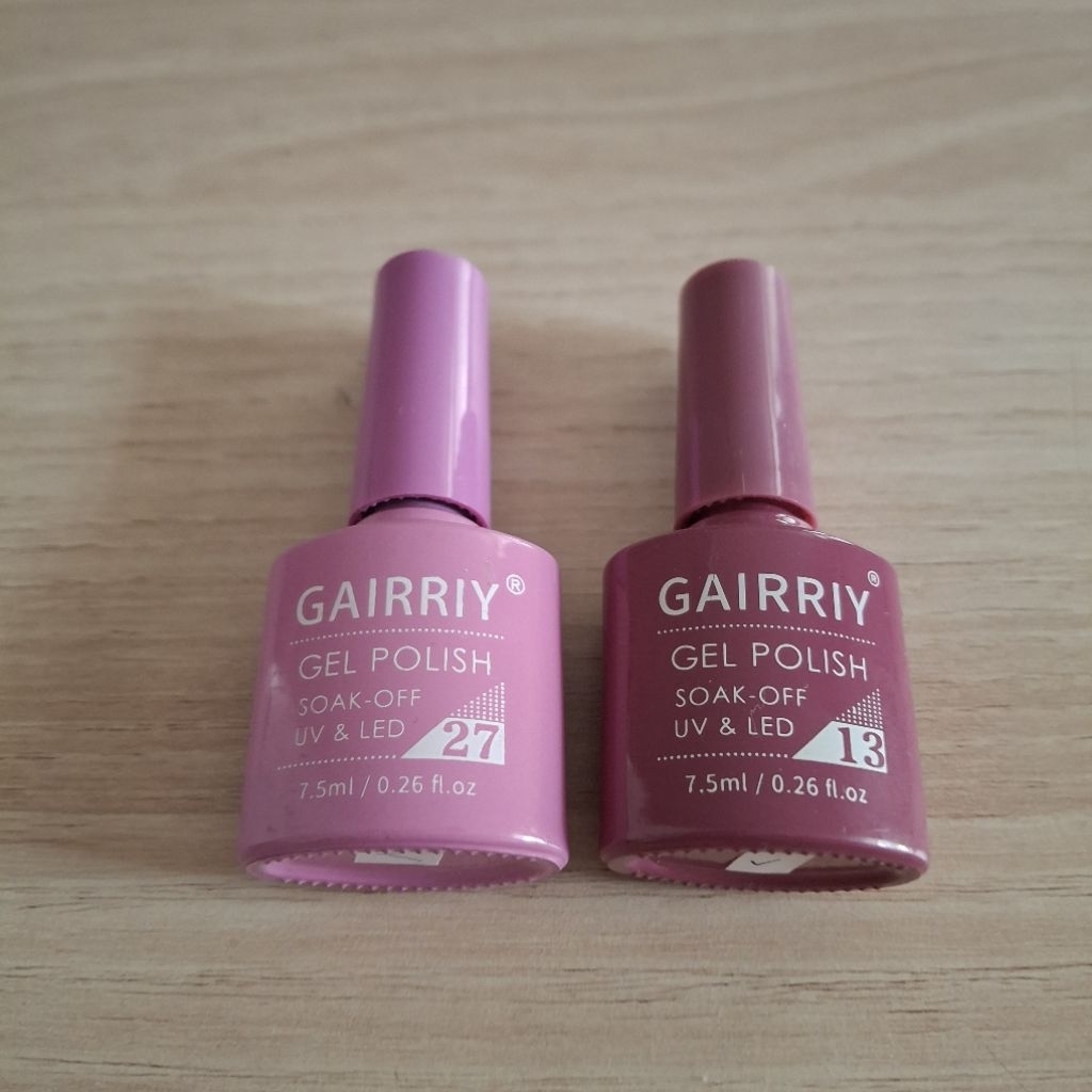 kutek gel polish/ kutek uv lamp kiyomi dan Gairriy by chsan.id