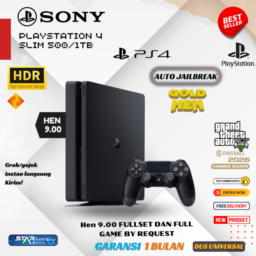 Ps4 Slim Hen Full Game By Request Playstation 4 Hen 500-1Tb