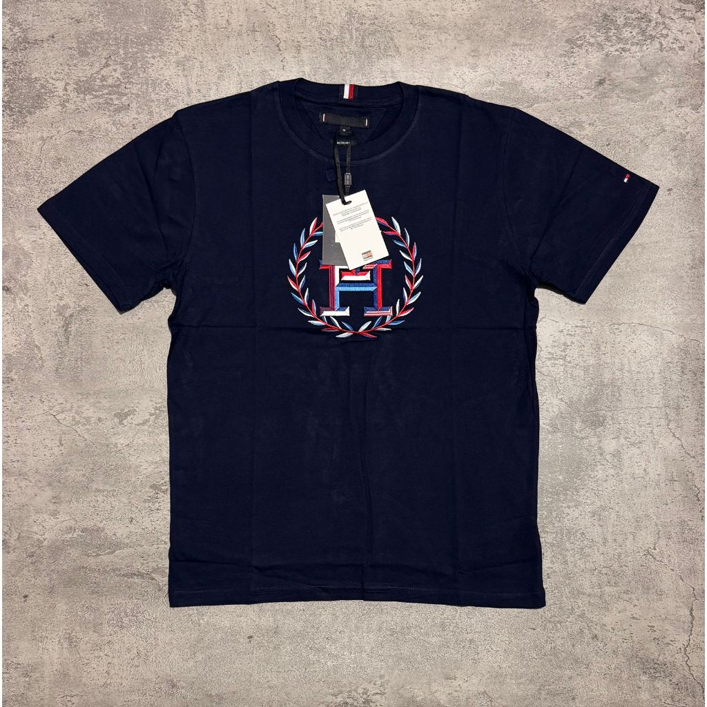 Kaos Branded Hill Paddy Emblem Bordir//Kaos Branded Pria Embordery//Baju Kaos Pria//Kaos Branded Ful