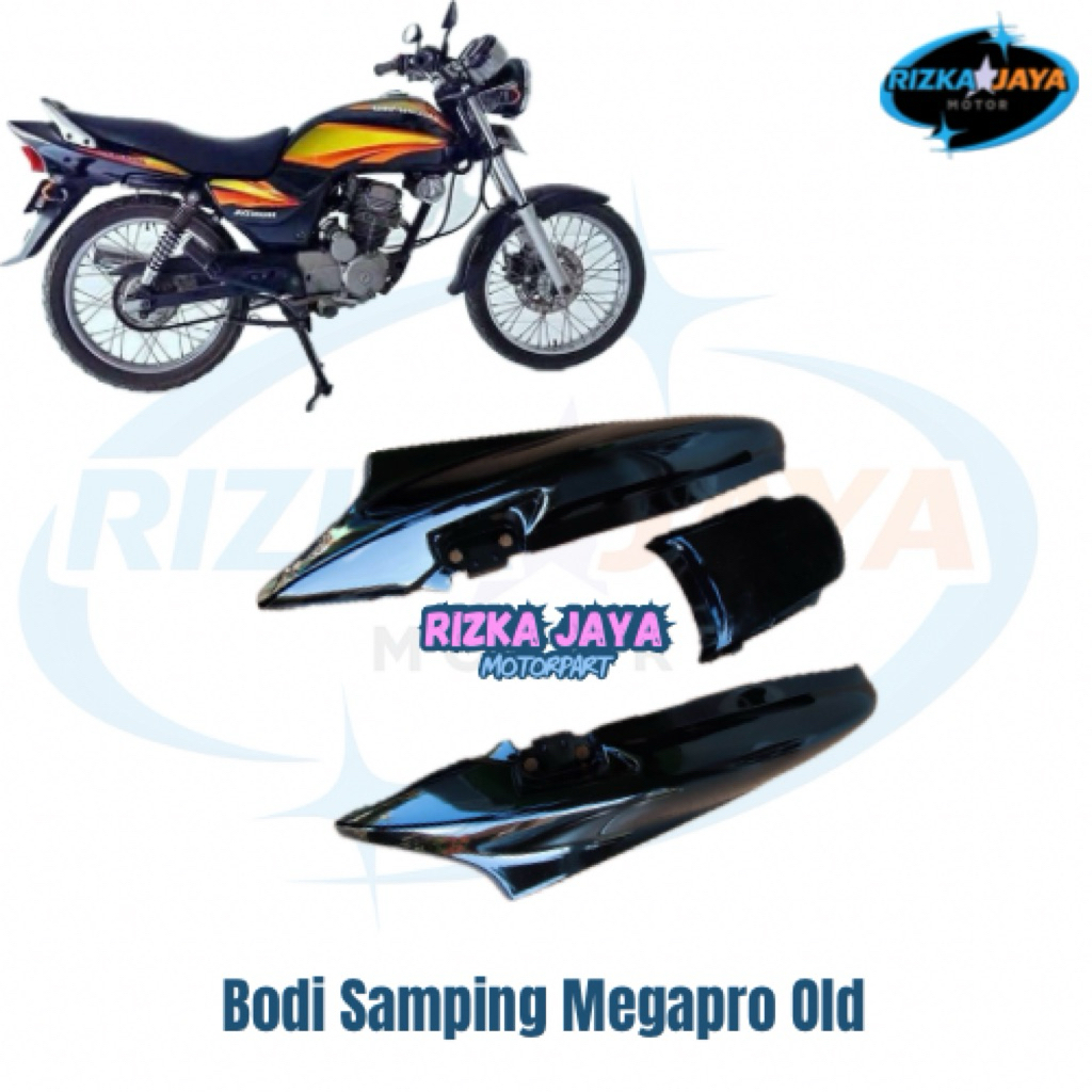 Cover Body Belakang Honda Megapro Lama 2003 / Megapro Hiu | Body Belakang Megapro Hiu Kiri Kanan | C